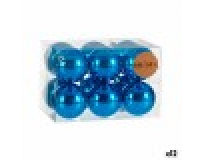 Christmas Balls Set Син Пластмаса (Ø 7 cm) (12 броя) Christmas Balls Set Син Пластмаса (Ø 7 cm) (12 броя)