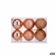 Christmas Balls Set Мед Пластмаса (8 x 9 x 8 cm) (24 броя) Christmas Balls Set Мед Пластмаса (8 x 9 x 8 cm) (24 броя)