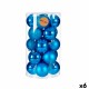 Christmas Balls Set Син Пластмаса (6 броя) (8 x 9 x 8 cm)