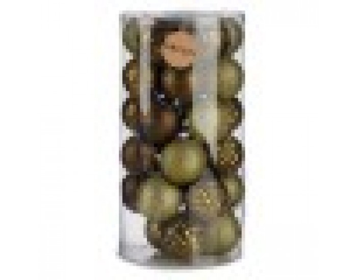 Christmas Balls Set Зелен PVC (8 x 8,5 x 8 cm) (4 броя)