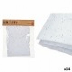 Аксесоар за коледно ясли Килим Бял 50 x 0,01 x 50 cm (24 броя) - Сезонни и Празнични Декорации