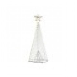 Коледна Украса DKD Home Decor Сребрист 25 x 25 x 60 cm - Сезонни и Празнични Декорации