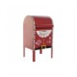 Коледна Украса DKD Home Decor Жълт Бял Черен Червен Ключ за пощенска кутия 28,5 x 26,5 x 52 cm - Сезонни и Празнични Декорации