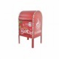 Ключ за пощенска кутия DKD Home Decor Бял Червен Метал 29 x 24 x 52 cm - Сезонни и Празнични Декорации