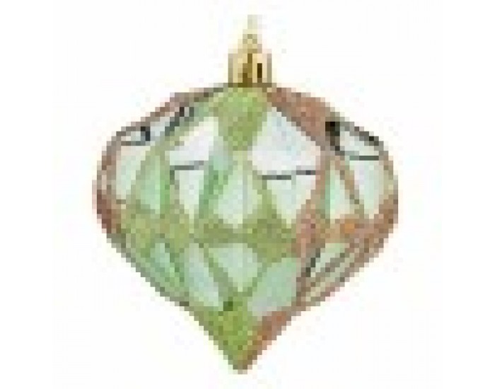 Комплект Коледни Топки Диамант Зелен Пластмаса 8 x 9 x 8 cm (12 броя) Комплект Коледни Топки Диамант Зелен Пластмаса 8 x 9 x 8 cm (12 броя)