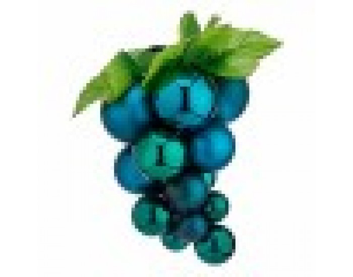 Коледна топка Грозде Mini Син Пластмаса 15 x 15 x 20 cm (14 броя)