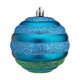 Christmas Balls Set Ø 8 cm Син Зелен PVC (12 броя) Christmas Balls Set Ø 8 cm Син Зелен PVC (12 броя)