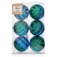 Christmas Balls Set Ø 8 cm Син Зелен PVC (12 броя) Christmas Balls Set Ø 8 cm Син Зелен PVC (12 броя)