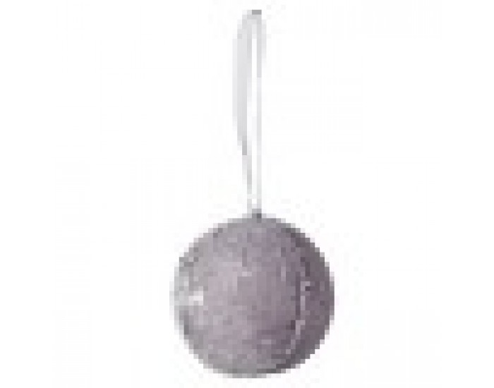 Комплект Коледни Топки полиестер Сребрист 8 x 8 x 8 cm (6 броя)