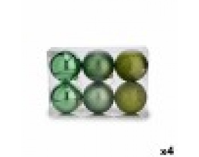 Christmas Balls Set Зелен (15 x 16 x 15 cm) (4 броя)