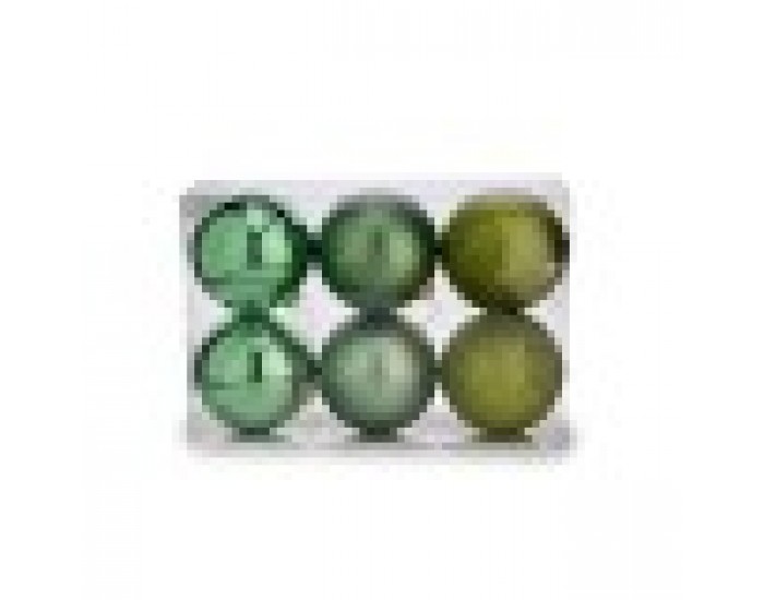 Christmas Balls Set Зелен (15 x 16 x 15 cm) (4 броя)