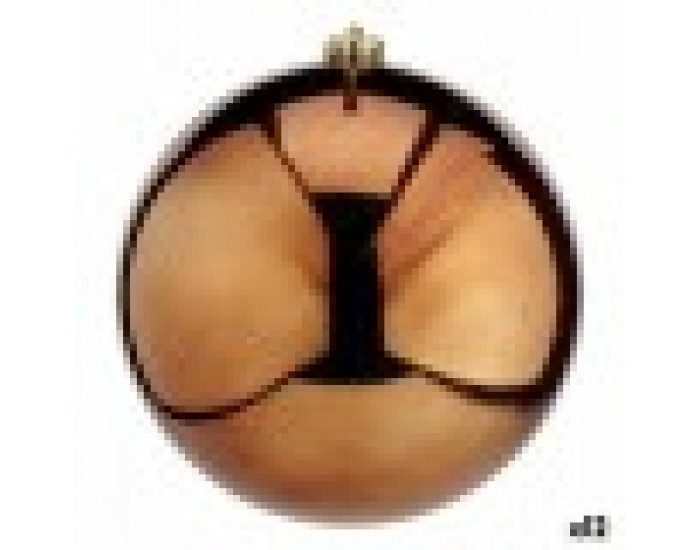 Коледна топка Кафяв Пластмаса 20 x 20 x 20 cm (12 броя)