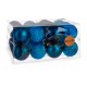 Christmas Balls Set Син Пластмаса (Ø 8 cm) (6 броя) Christmas Balls Set Син Пластмаса (Ø 8 cm) (6 броя)