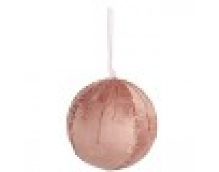 Комплект Коледни Топки полиестер Розов 12 x 12 x 12 cm (4 броя)