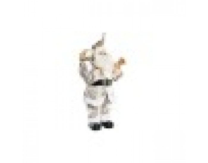 Декорация DKD Home Decor Дядо Коледа Сив PVC 45 x 34 x 80 cm