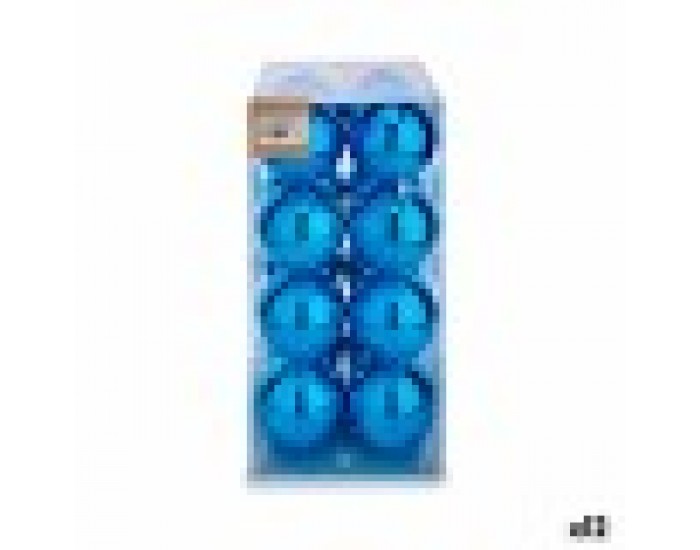 Christmas Balls Set Син Пластмаса (8 x 9 x 8 cm) (12 броя)