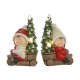 Коледна Украса Home ESPRIT Червен Зелен 31,5 x 20 x 50 cm (2 броя) Коледна Украса Home ESPRIT Червен Зелен 31,5 x 20 x 50 cm (2 броя)