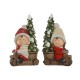 Коледна Украса Home ESPRIT Червен Зелен 31,5 x 20 x 50 cm (2 броя) Коледна Украса Home ESPRIT Червен Зелен 31,5 x 20 x 50 cm (2 броя)