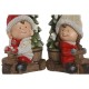 Коледна Украса Home ESPRIT Червен Зелен 31,5 x 20 x 50 cm (2 броя) Коледна Украса Home ESPRIT Червен Зелен 31,5 x 20 x 50 cm (2 броя)