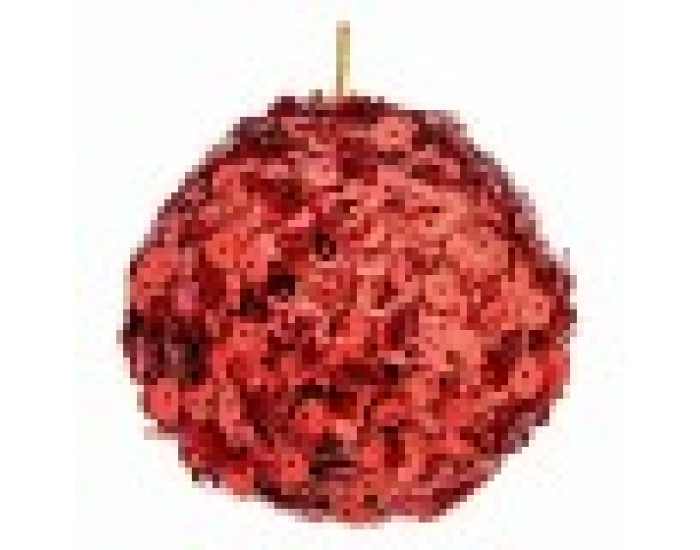 Комплект Коледни Топки пайети Червен Пластмаса 10 x 10 x 10 cm (8 броя) Комплект Коледни Топки пайети Червен Пластмаса 10 x 10 x 10 cm (8 броя)
