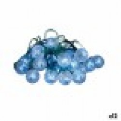 Гирлянда от LED Светлини Бял 600 x 5 x 2 cm (12 броя) - Сезонни и Празнични Декорации