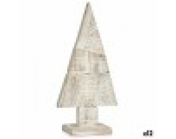 Декоративна фигурка Коледно дърво Бял Естествен Дървен 9 x 41,5 x 20 cm (12 броя) Декоративна фигурка Коледно дърво Бял Естествен Дървен 9 x 41,5 x 20 cm (12 броя)