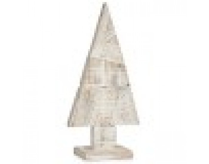 Декоративна фигурка Коледно дърво Бял Естествен Дървен 9 x 41,5 x 20 cm (12 броя) Декоративна фигурка Коледно дърво Бял Естествен Дървен 9 x 41,5 x 20 cm (12 броя)