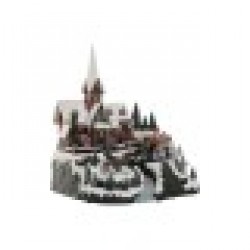 Коледна Украса Home ESPRIT Многоцветен Музикален 33 X 31 X 38 cm - Сезонни и Празнични Декорации