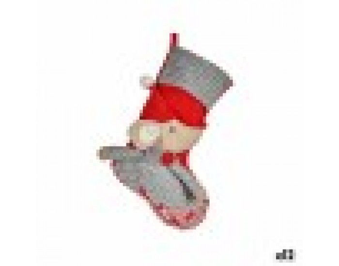 Коледна Украса Коледни Чорапи Мишка Червен 33 x 4 x 50 cm (12 броя)