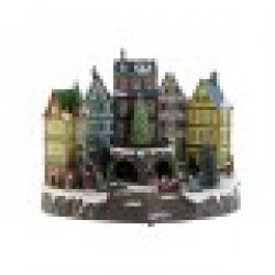 Коледна Украса DKD Home Decor Многоцветен Музикален 40 x 26 x 32,5 cm - Сезонни и Празнични Декорации