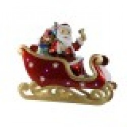 Коледна Украса Home ESPRIT Червен Многоцветен Дядо Коледа 64 x 26 x 60 cm - Сезонни и Празнични Декорации