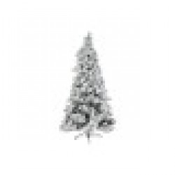 Коледно дърво DKD Home Decor Бял Зелен полиетилен Снежен 140 x 140 x 210 cm - Сезонни и Празнични Декорации