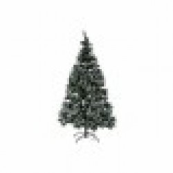 Коледно дърво DKD Home Decor Бял Червен Зелен PVC Ананаси Снежен 125 x 125 x 210 cm - Сезонни и Празнични Декорации