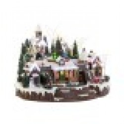 Коледна Украса DKD Home Decor Многоцветен Смола 47 x 35 x 33 cm - Сезонни и Празнични Декорации
