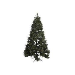 Коледно дърво DKD Home Decor Зелен PVC Пластмаса 135 x 135 x 225 cm - Сезонни и Празнични Декорации