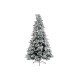 Коледно дърво DKD Home Decor Бял Зелен полиетилен Снежен 140 x 140 x 210 cm
