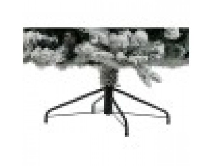 Коледно дърво DKD Home Decor Бял Зелен полиетилен Снежен 140 x 140 x 210 cm
