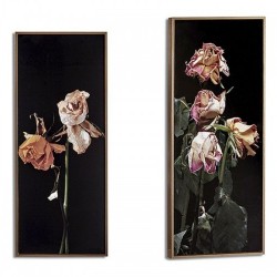 Картина Златен Lilled Черен ПДЧ (21,2 x 2 x 51,2 cm) - Картини, Плакати, Пъзели