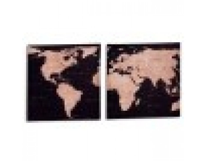 Пластно Карта на Света 1,5 x 40 x 40 cm (16 броя) Пластно Карта на Света 1,5 x 40 x 40 cm (16 броя)