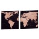 Пластно Карта на Света 1,5 x 40 x 40 cm (16 броя) Пластно Карта на Света 1,5 x 40 x 40 cm (16 броя)