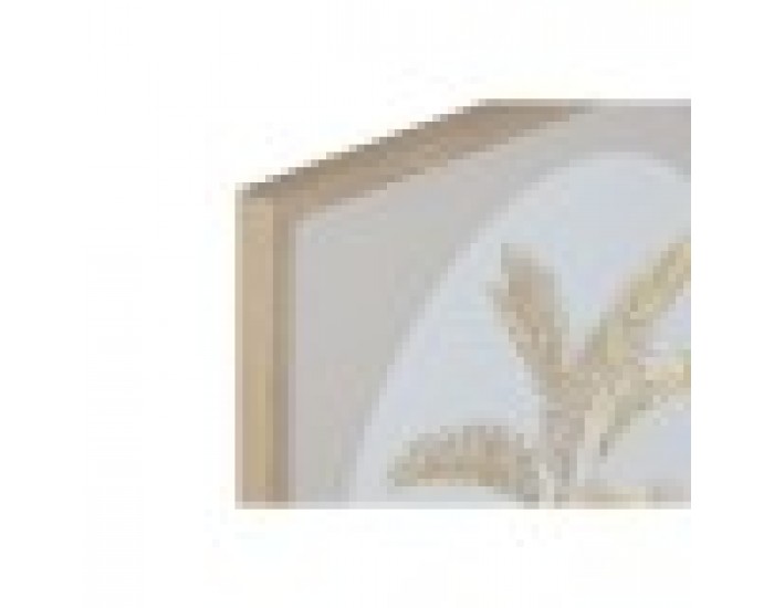 Картина Home ESPRIT Бял Бежов Палми Скандинавски 45 x 2,2 x 60 cm (2 броя)