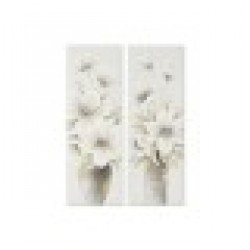 Картина Home ESPRIT Ваза Традиционен 40 x 3 x 120 cm (2 броя) - Картини, Плакати, Пъзели