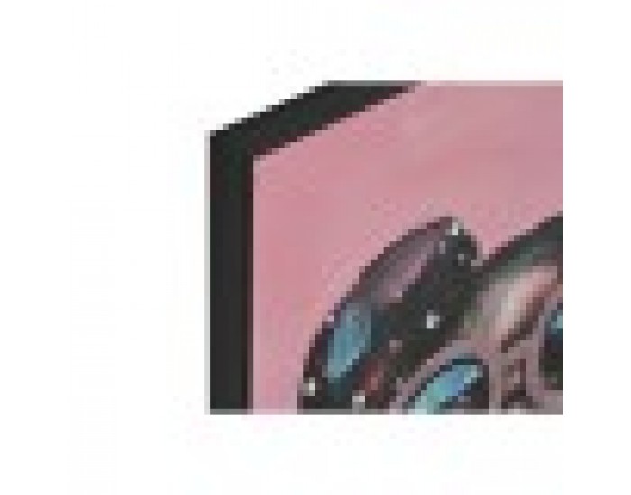 Картина Home ESPRIT Розов Модерен chica Лакиран 50 x 3 x 70 cm (2 броя)