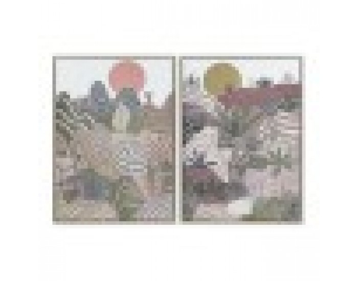Картина DKD Home Decor Планина (53 x 4,5 x 73 cm) (2 броя)