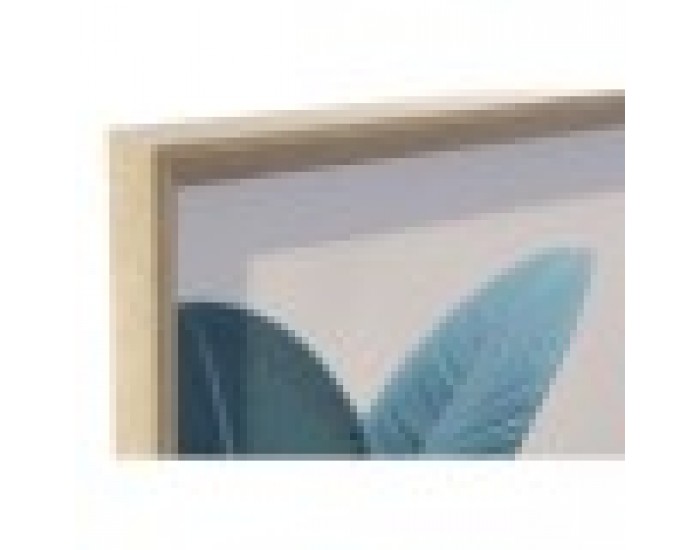 Картина DKD Home Decor Листи (45 x 3.5 x 60 cm) (4 pcs)