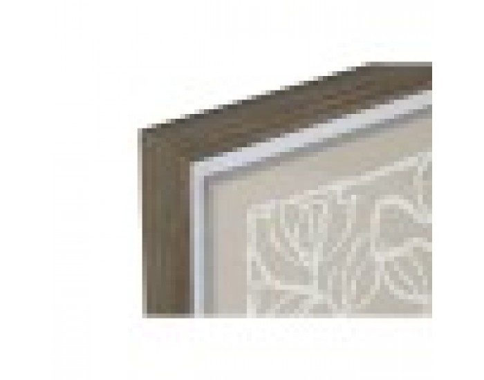 Пластно Home ESPRIT Бял Бежов Лист на растение Град 50 x 4 x 60 cm (2 броя) Пластно Home ESPRIT Бял Бежов Лист на растение Град 50 x 4 x 60 cm (2 броя)