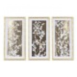 Картина Home ESPRIT Ориенталски 30 x 3,5 x 60 cm (3 броя) - Картини, Плакати, Пъзели