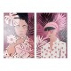 Картина DKD Home Decor African (80 x 3 x 120 cm) - Картини, Плакати, Пъзели