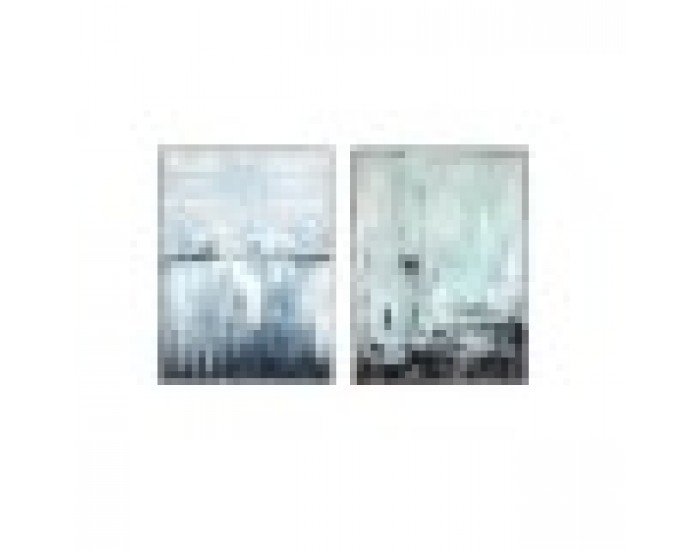 Картина DKD Home Decor Абстрактен (2 pcs) (60 x 3 x 80 cm)