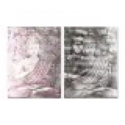 Картина Home ESPRIT Буда Ориенталски 60 x 2,7 x 80 cm (2 броя) - Картини, Плакати, Пъзели